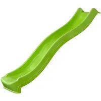 Wickey Rutsche Flow – 220 cm Rutsche mit Wasseranschluss für abenteuerlustige Kinder, (Kompakte Kinderrutsche mit viel Spaß - Maximales Benutzergewicht 50 kg, Ergonomische Wellenform - Kindgerecht geformt – ideal für Kleinkinder), Wetterfest & farbst