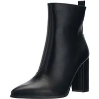 Salinyang Damen Stiefeletten Ankle Boots Spitz mit modernem Blockabsatz Stiefelette