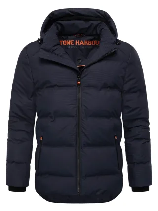 Stone Harbour Herren Winterjacke Gavriloo mit abnehmbarer Kapuze & Fleecefutter