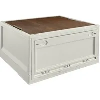 Trucky Faltbox Storage Box 45 L Camping Klappbox Klappkiste faltbar 50x35x29 cm Beige