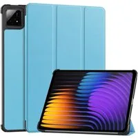 Wigento Tablet-Hülle 3folt Wake UP für Xiaomi Pad 8 / 8 Pro / Pad 7 / 7 Pro Smart H- Blau, 3-Fach Halterung, Kratzfest, Leicht
