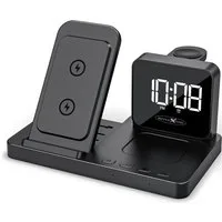Reflexion Tischladestation 2.5 W, 5 W, 15 W, 7.5 W Schwarz Wireless Charger USB-Ladegerät (Wireless Charger)