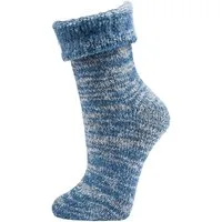 Wowerat Socken 1 Paar THERMO-Wollsocken, mit Umschlag, für Damen & Herren