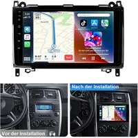 A-Sure Android 15 Carplay Für Mercedes-Benz A/B KlasseW169 W639 W245 W906 Autoradio (Digitalradio (DAB), FM, AM, 1280*800 IPS Screen)