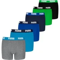 PUMA Boxershorts PUMA BOYS EVERYDAY BASIC BOXERS 6P ECOM (6er Pack)