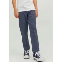 Jack & Jones Junior Chinos JPSTMARCO bequem, kombinierbar, mittlere Taille unifarben, modisch, regular fit, Web