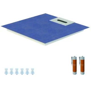 Schedel Line Flow Duschelement LI2KF608080 80 x 80 cm, einseitiges Gefälle