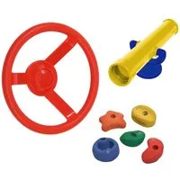 Wickey Spielturm-Spielzeugset Basic für Spielturm, Klettergerüst und Schaukel, (Wickey - Zubehör, 1-tlg), Passend für Wickey Spieltürme & Klettegerüste