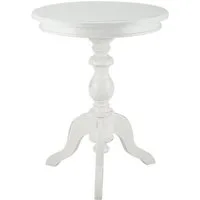CLP Beistelltisch Wiva (1er), runder Tisch aus Mindiholz, 50 cm Durchmesser