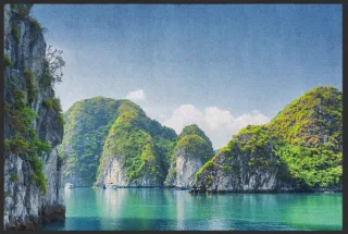 Fussmatte Halong Bucht Vietnam 10359 | Größe: 60 cm x 45 cm