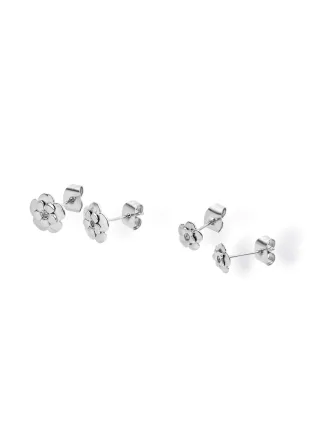 PURELEI Flower Ohrringe Set mit Zirkonia Steinen