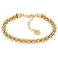 Tommy Hilfiger Armband Schmuck Edelstahl Armschmuck Ankerkette INTERTWINE CIRCLES