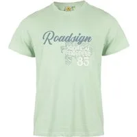 ROADSIGN australia T-Shirt Roadmark 85 (1, 1-tlg., 1) mit Retro-Schriftzug, weiche Baumwolle, für entspannte Outdoor Styles