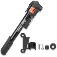 HEYNER Fahrradpumpe Luftpumpe AeroStarCompact PRO Premium Mini - Handpumpe mit Manometer (1-tlg., Mit Manometer)