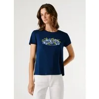 Pepe Jeans T-Shirt MAHINA mit floralem Print