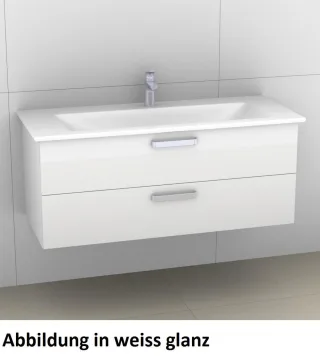 Artiqua 414 Waschtischunterschrank für Venticello 4104CG, Weiß Matt Select, 414-WU2L-V113-7161-171 414-WU2L-V113-7161-171
