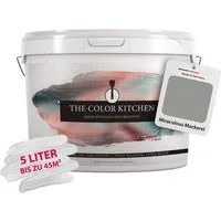 A.S. Création Wand- und Deckenfarbe Seidenmatt Innenfarbe THE COLOR KITCHEN, für Wohnzimmer Schlafzimmer Flur Küche, versch. Grautöne