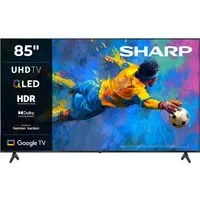 Sharp 4T-C85HPx QLED-Fernseher (215 cm/85 Zoll, 4K Ultra HD, Smart-TV, Google TV)