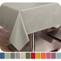 Beautex Tischdecke Leinenoptik wasserabweisend, fleckabweisend und pflegeleicht (1-tlg)