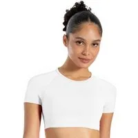 Smilodox Trainingsshirt Soheli, Seamless Fitness Crop Top mit kurzem Ärmel, Gym & Yogashirt Seamless, Bewegungsfreiheit, Trainingsshirt, bauchfrei