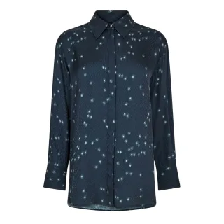 Boss - Bluse für Damen, Regulär (Marine)