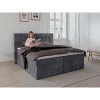 OTTO home Boxbett PHILLIPA inkl. Bettkasten, wahlweise mit LED-Leuchten, Breite: 180cm, inkl. Kaltschaum-Topper, in verschiedenen Farben erhältlich