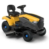 STIGA Akku-Rasentraktor Tornado 398e, 98 cm Schnittbreite, Akku, Temperatursensoren, Multiclip Mulchen, Heckantrieb