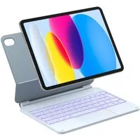 Inateck Magic Keyboard für iPad A16 11/10 Gen iPad-Tastatur (Freitragender Ständer, 7-Farbige Hintergrundbeleuchtung)