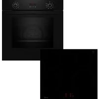 NEFF Backofen-Set BX46PIB0, mit Teleskopauszug nachrüstbar, Pyrolyse-Selbstreinigung, Mühelose Pyrolyse-Reinigung & Backen auf 3 Ebenen mit CircoTherm®