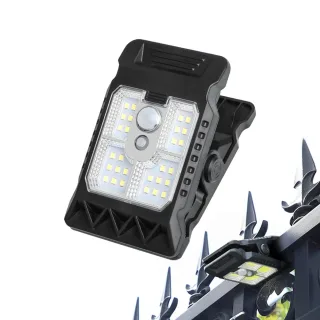 IPRee 3 Mode Solar Clip Lights IP65 Waterproof Super Bright Motion Sensor Lights Energy Conservation Warm Light Garden W