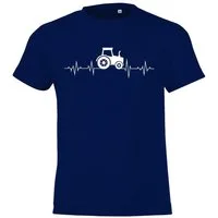 Youth Designz T-Shirt Heartbeat Traktor Kinder Print Shirt für Jungen & Mädchen mit trendigem Frontprint