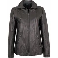 Maddox Lederjacke Line MADDOX - Damen Lederjacke Lammnappa schwarz