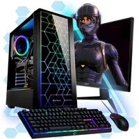 Meinpc Set AMD Ryzen 7 5700X mit RTX 5060 PC-Set (27 Zoll, AMD Ryzen 7 5700X, GeForce RTX 5060 8GB, 32 GB RAM, 512 GB SSD, Luft, Gamer, Gaming)