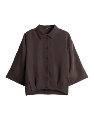 Opus - Bluse - Fotori braun - Gr. - 36