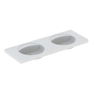 Geberit Preciosa Doppelwaschtisch, 1300x550mm 133240000