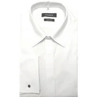 Huber Hemden Langarmhemd HU-0361 Slim Fit-Tailliert engere Passform Umschlagmanschette, Made in EU