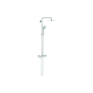 Grohe Euphoria 210 Duschsystem 27964000 chrom, mit Brausethermostat für Wandmontage