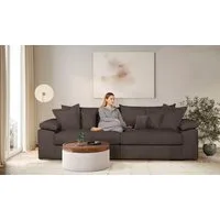 OTTO home Big-Sofa Soft&Cosy XL, B: 246 cm - OTTO. Verlässliche Qualität., Mega-Sofa, Cord oder Chenille-Struktur, mit Federkern & 4 Zierkissen