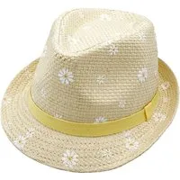 MAXIMO Strohhut MINI GIRL-Trilby Blumen Futter (1-St)