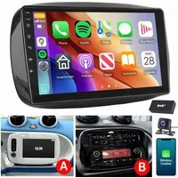 ESSGOO Für Mercedes Benz Smart Forfour Fortwo 453 Android 15 Autoradio Autoradio (RDS, Digitalradio (DAB), FM, 2 DIN Carplay Bluetooth Navigationsgeräte Rückfahrkamera(optional)