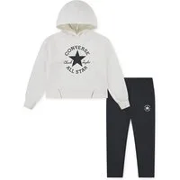 Converse Hoodie CNVG DCTP HOODIE & LEGGING SET (2-tlg) zweiteiliges Set aus Hoodie und Leggings, mit Kapuze, sportlicher Stil