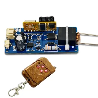 433M Remote Control Arc Ignition Module NY8B062F Chip 3.7V Lithium Battery High Voltage Adjustable Distance Rechargeable