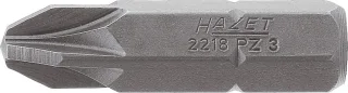 HAZET Bit Sechskant 8 (5/16 Zoll) Pozidriv Profil PZ - 2218-PZ3
