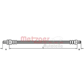 Metzger Bremsschlauch hinten Ford Ka 4110134