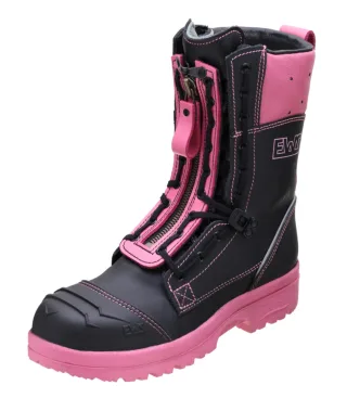 Feuerwehrstiefel | EWS | PINK FIRE 9205-3 | PURATEX Klimasystem | Echtleder | Größe 36-43 | Feuerwehr Größe:EU 36 / UK 3