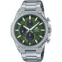 CASIO EDIFICE Chronograph EFS-S570D-3AUEF, Armbanduhr, Solar, Herrenuhr, Edelstahlarmband, analog, Tag