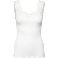 rosemunde Spitzentop Beatha Lace Top mit Seide Vintage-Spitzenbesatz, feminin, ohne Ärmel, Seidenmix