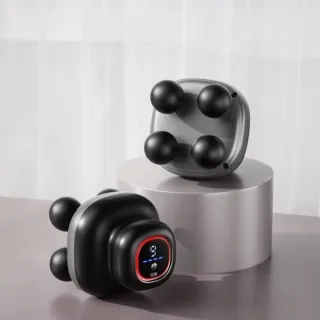 4-Head Massage Gun with 9 Speeds Deep Tissue Percussion 28kg Force 1200mAh Battery Body Muscle Relaxation Tool