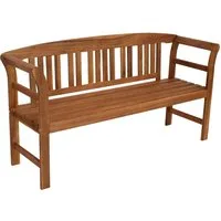 DEGAMO Gartenbank ROSARIO (1-St), 3-sitzer 157cm, Akazie geölt, Landhaus-Optik