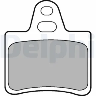 Delphi Bremsbel?ge hinten Citroen Xantia Xm